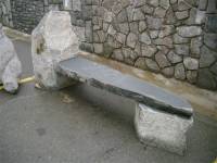 Grizzly Granite Column Bench